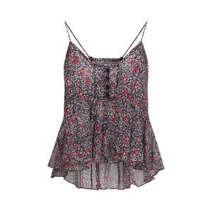 Marant Etoile Purple Cotton Pattern Women's Shirt